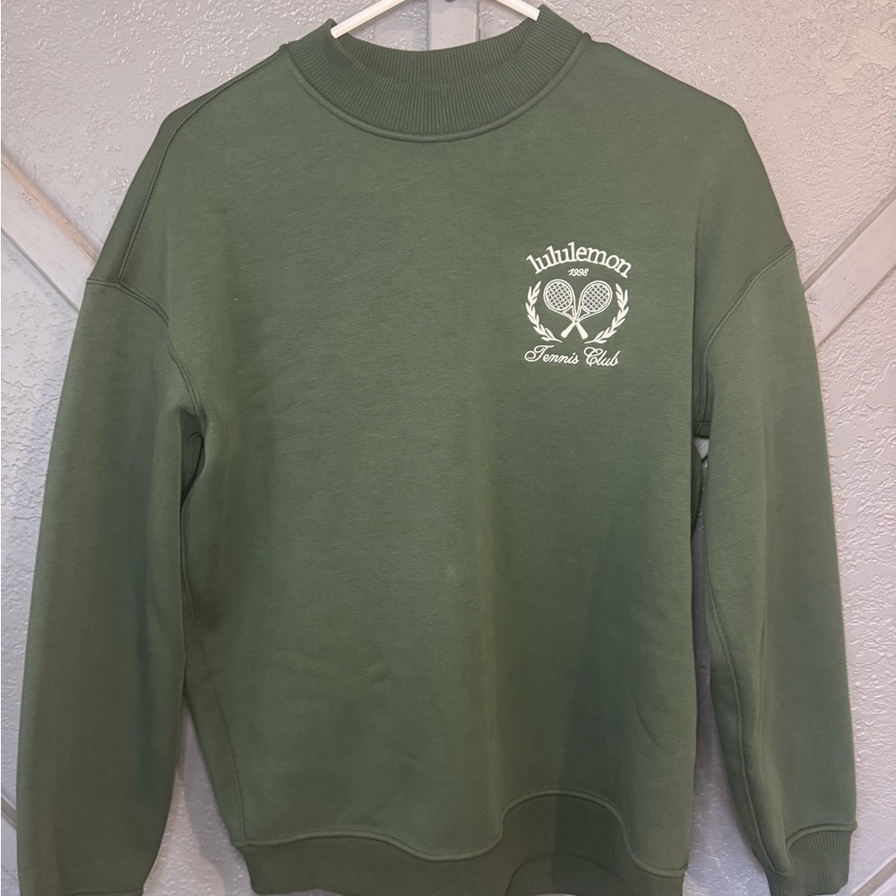 lululemon athletica Olive womens Crewneck Sweater